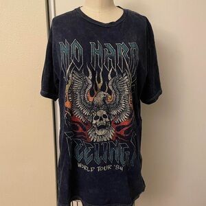 No Hard Feelings American Rag graphic tee shirt t shirt